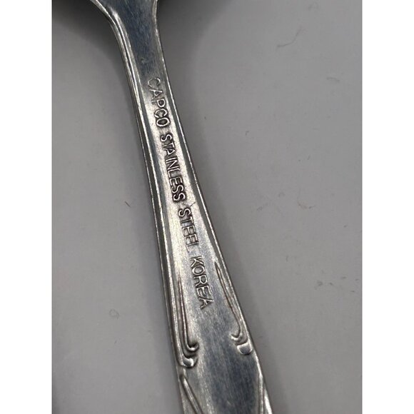 Set Of 6 Capco Stainless Steel Teaspoons From Korea - Picture 4 of 5
